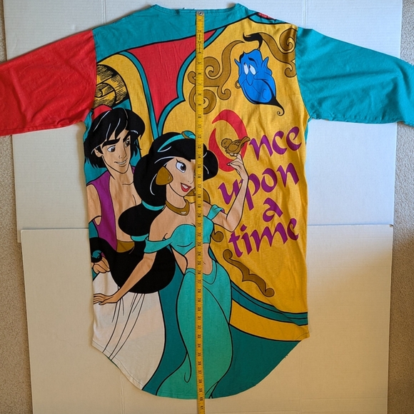 Disney Rare Aladdin, Jasmine, Genie Vintage Night Shirt - Picture 5 of 9